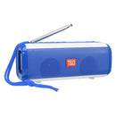 Portable bluetooth Wireless Speaker Dual Drivers FM Radio TF Card 3D Stereo LED Light Subwoofer with Mic