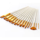 Zhuting 15 Pearl White Nylon Practical Writing Brush Set