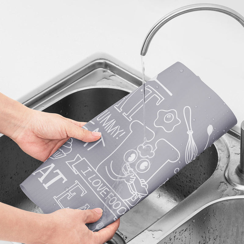 Jordon&Judy 2PCS Rollable Anti-slip PP Placemat from XIAOMI YOUPIN Waterproof Mat Eco-friendly Heat-resistant