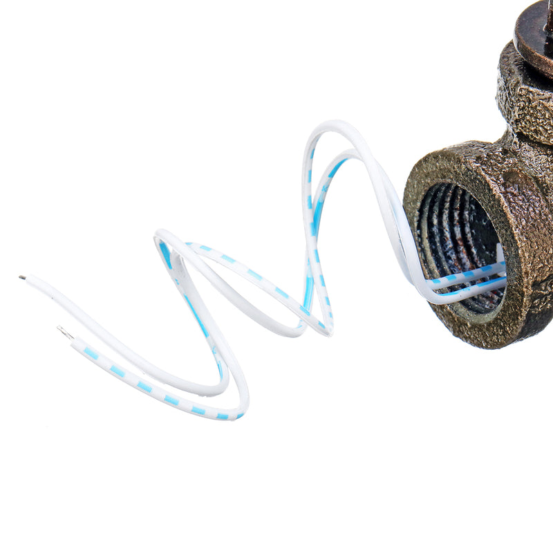 Steampunk Industrial 1/2" Black Iron Pipe Rotary Lamp Stop Light Switch