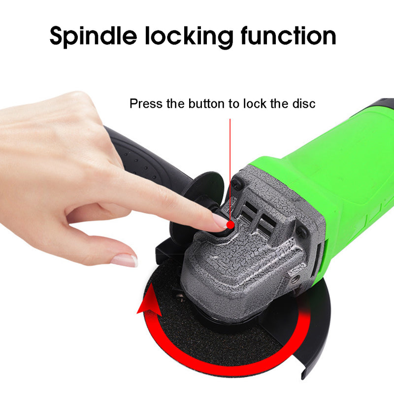 980W 220V Electric Angle Grinder Polishing Polisher Grinding Cutting Tool