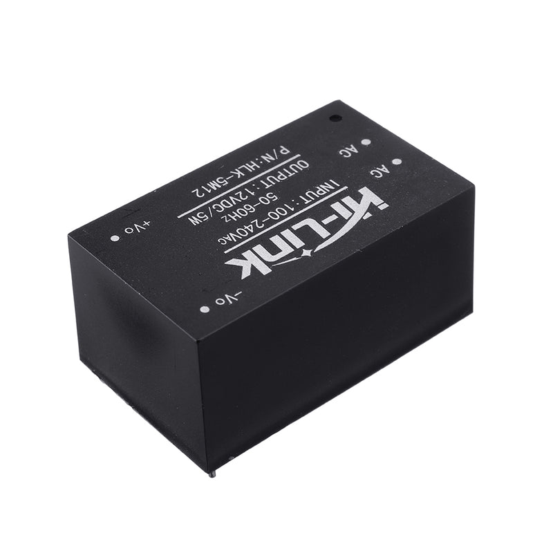 HLK-5M12 AC 100-240V to DC 12V 5W AC-DC Low Ripple Switching Power Supply Module Power Step Down Buck Regulator