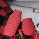 Xiaomi 313/620ml Hot Water Bag Microwave Heating Silicone Bottle Winter Heater With Knitted Cover