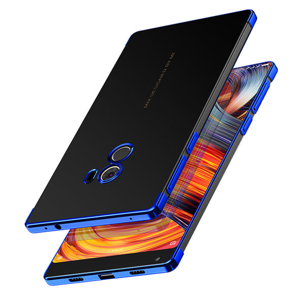 Bakeey Luxury Ultra-Thin Plating Soft TPU Protective Back Cover Case For Xiaomi Mi MIX 2