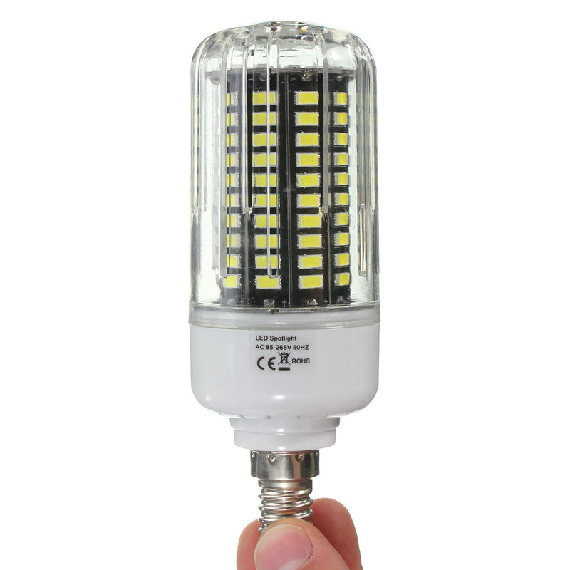 E17 E14 E12 12W 120 SMD 5736 LED White Warm White Natural White Cover Corn Ligh Lamp Bulb AC85-265V