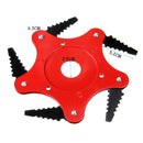 Upgrade 5 Sawtooth Steel Blades Trimmer Head Lawn Mower Grass Weed Eater Brush Cutter