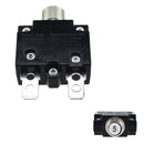 AC 125-250V Push Button Reset Quick Connect Terminal Circuit Breaker Plastic