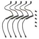 5Pcs Walkie Talkie Earpiece Air Tube Earpiece Air Tube Earplug for Two Way Radio Replacement