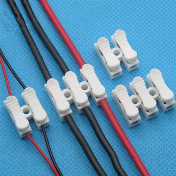 Excellway CH3 Quick Wire Connector Terminal Block Spring Connector LED Strip Light Wire Connector