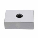 Machifit 2pcs 1x2x3 Inch Blocks 1 Hole Parallel Clamping Block Lathe Tools Precision 0.0001
