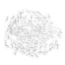 300pcs 5mm Round Purple UV LED Diode Super Bright Water Clear LED Light Lamp Purple Color