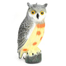 43cm Garden Protection Pest Repellent Bird Scarer Artificial Resin Owl Courtyard Landscape Ornament