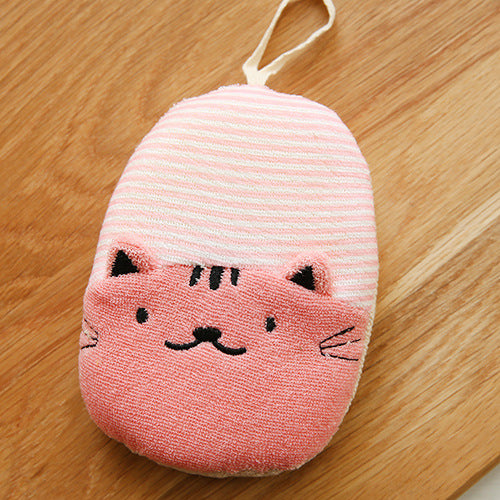 KCASA KC-BT223 Baby Shower Ball Baby Bath Sponge Children's Cartoon Creative Cotton Linen Bath Towel