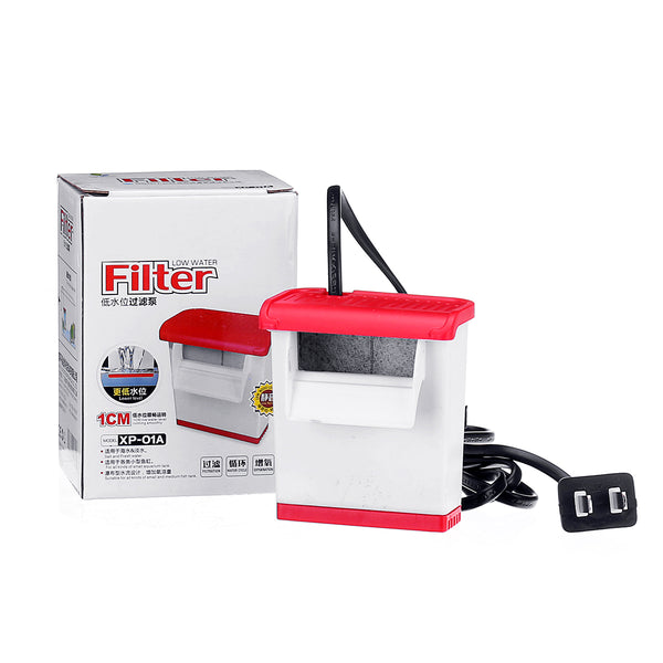 2.5W Low Water Level Filter Aquarium Fish Tank Water Circulatory Turtles Reptile Filter Pump