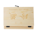 20/100PCS Rugged Wooden Coins Display Case Capsule Holder Storage Coin Collection Box