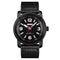 SKMEI 1417 Leather Simple Big Number Business Fashion Men Quartz Watch