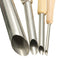 4 Pcs DIY Round Hole Carving Clay Sculpting Hand Chisel Woodworking Craft Crafts Tool