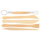 42Pcs Wooden Clay Sculpting Tools Pottery Carving Tool Set Modeling Craft Hobby