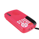 Rolton W105 Portable Mini FM Radio Speaker Music Player Tf Card With LED Display And Flashlight