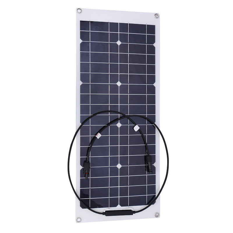 MC4 Head 60W 18V Monocrystalline Solar Panel For Motorhome Boat MC4 Connector Waterproof Power Solar Panel
