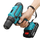 25V Rechargable Lithium Power Dirlls Cordless Electric Drill 2 Speed Adjustment LED Lighting Screw Driver Tool With 1 Or 2 Batteries
