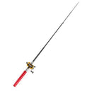 36'' Telescopic Mini Portable Pocket Fish Aluminum Pen Fishing Rod Pole Reel