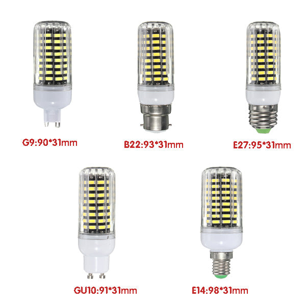 G9 E14 B22 GU10 E27 LED 5W 42 SMD 5733 LED White Warm White Cover Corn LED Bulb Light AC 220V