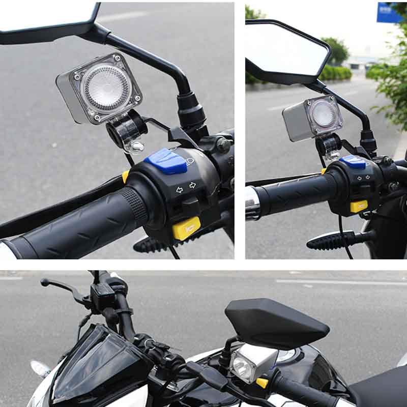 XANES STL17 Waterproof 15W 1200LM LED Smart Bike Light Voice Navigation Wireless 5.0 bluetooth Speaker Motorbike Light Electric Bicycle Light