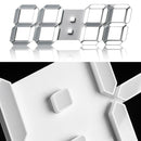 Multi-Functional Remote Control Large LED Digital Wall Clock with Countdown Timer Temperature Date Wall Hanging Alarm Clock