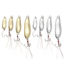 ZANLURE 10pcs Fishing Paillette Lure Bait Sequins Fishing Lure Treble Feather Hook