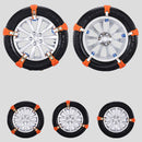 2pcs Universal Car Snow Chain Vehicle Anti Skid Tire Emergency Sand Ground Strap