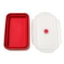 IPRee 4 Size Collapsible Silicone Lunch Boxes Portable Food Storage Kitchen Containers