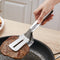 Multi-function Food Grade Stainless Steel BBQ Tongs Barbecue Bread Beef Steak Turner With Clamp Clip