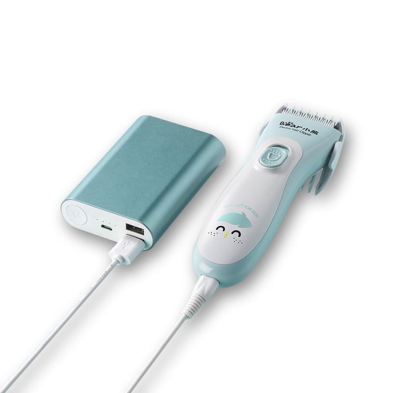 Bear LFQ-A02E1 USB Baby Hair Clipper from XIAOMI Youpin Ultra-Quiet Rechargeable Shaving Blade Waterproof Baby Children's Hair Clippers