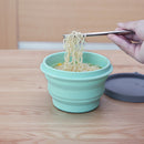 IPRee 500/1000ml Folding Silicone Bowl Portable Lunch Box Food Container Camping Picnic