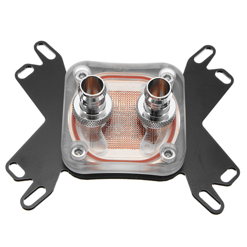 CPU Water Cooling Block Water Block 50mm Copper Base Cool Inner Channel