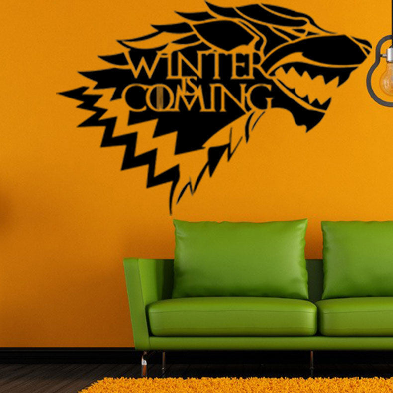 Game of Thrones House Stark Wolf Vinyl Sticker Decal HBO Winter Is Coming