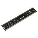 20cm Multifunctional PCB Ruler Measuring Tool Resistor Capacitor Chip IC SMD Diode Transistor Package 180 Degrees