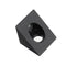 2Pcs Aluminum Black Angle Corner Connector For 2020Profile Extruder 3D Printer Part