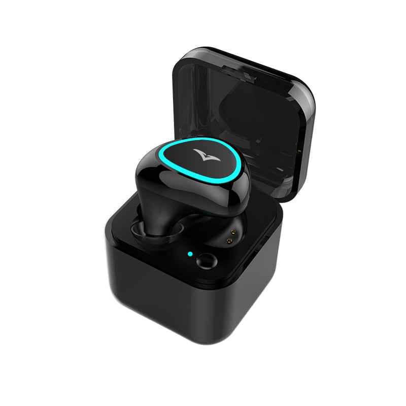 TZ9 Single Earphone Wireless bluetooth Earphones Bass Handsfree Headphone With Charging Box