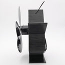 Xmund 7.87*3.95 Inch 4 Blades Heat Fireplace Fan Winter Warm Heater Eco Friendly Quiet Burner Fan Xiaomi