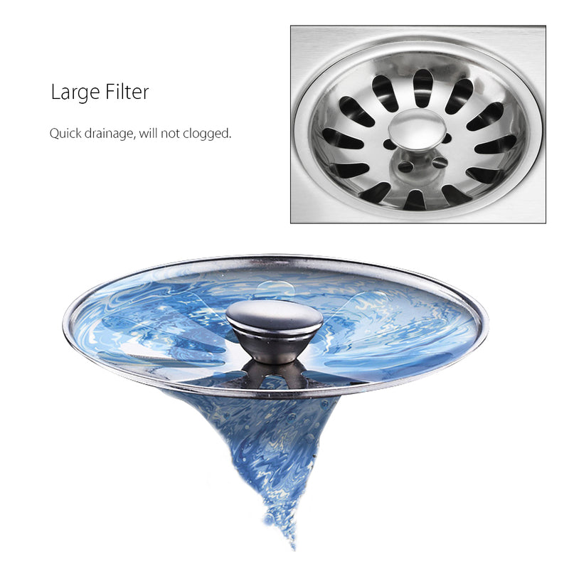 200x100mm Stainless Steel Rectangle Shower Floor Drain Removable Strainer Linear Quick Drain Grate