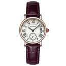 SANDA P206L Casual Style Calendar Women Watch Leather Strap Quartz Watch