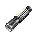 WARSUN COB06 10W Mini Torch Light USB Rechargeable Flashlight 18650 Flashlight Tail Magnet 3 Modes Flashlight Camping Hunting Emergency Lamp