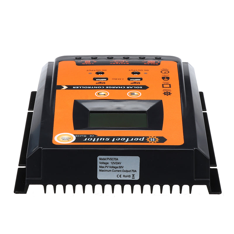 MPPT 30A/50A/70A Solar Panel Controller Solar Charge Controller Battery Regulator Solar Panel Charging Controller