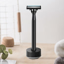 Handx 5-layer Blade Manual Razor Set with 3 Cutter Heads Sharp Shavor Dry Wet Shaving