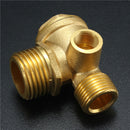 Brass 3 Port Central Pneumatic Air Compressor Check Valve 444430mm