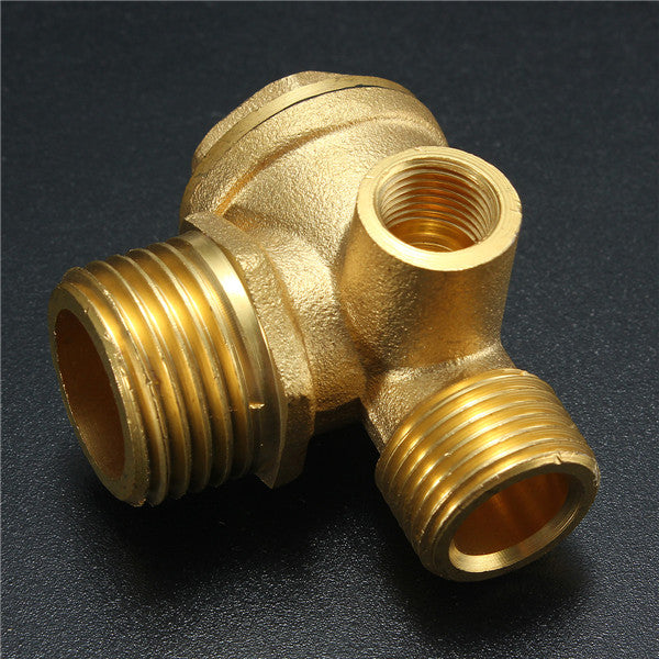 Brass 3 Port Central Pneumatic Air Compressor Check Valve 444430mm