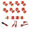 Excellway DC 012 20pcs T Plug Male & Female Connectors Deans Style For RC LiPo Battery