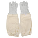Extra Long Beekeeping Bee Work Gloves Real Goats Leather Heavy Duty Ventilated